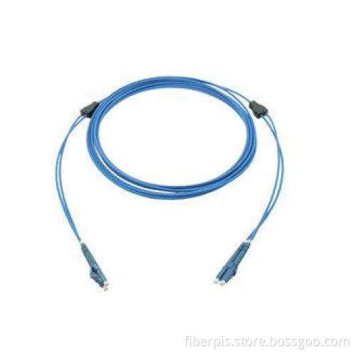 Indoor / Outdoor FTTH Duplex Armored Fiber Patch Cord for N